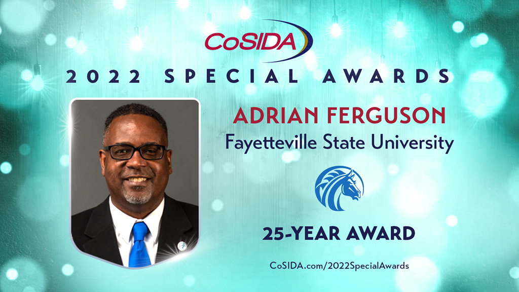 2022 Special Awards Salute: Adrian Ferguson (Fayetteville State), 25-Year Award